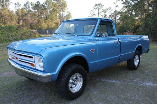 1967 chevrolet c-10 pickup 4x4 truck frame off resto c10 c 10 ~make me an offer~