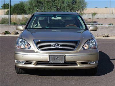 4dr sedan low miles ultra luxury package nav  4.3l 8 cyl mystic gold metallic