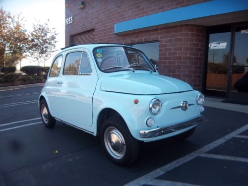 1970 fiat 500 nuevo completly restored in mint condition low mileage 2 owners