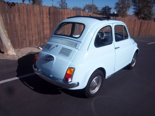 1970 fiat 500 Nuevo completly restored in mint condition low mileage 2 owners, image 4