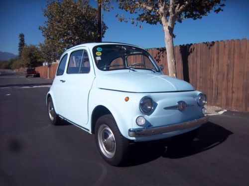 1970 fiat 500 Nuevo completly restored in mint condition low mileage 2 owners, image 5