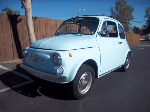 1970 fiat 500 Nuevo completly restored in mint condition low mileage 2 owners, image 8