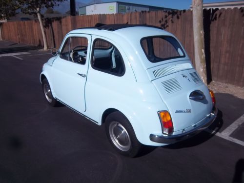 1970 fiat 500 Nuevo completly restored in mint condition low mileage 2 owners, image 16