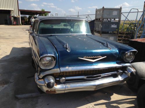 1957 chevy bel air hardtop sport sedan zero reserve!!!