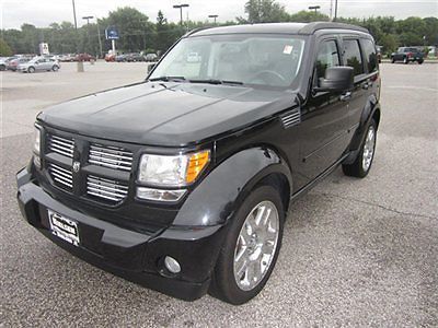 Dodge nitro 4wd 4dr r/t low miles suv automatic gasoline 4.0l v6 black