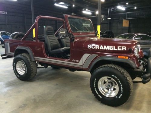 1981 jeep scrambler full doors rare new tires cj7 cj8 restored finance trades 4x