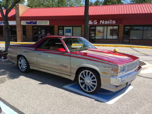 1986 chevrolet el camino pickup truck - custom show car