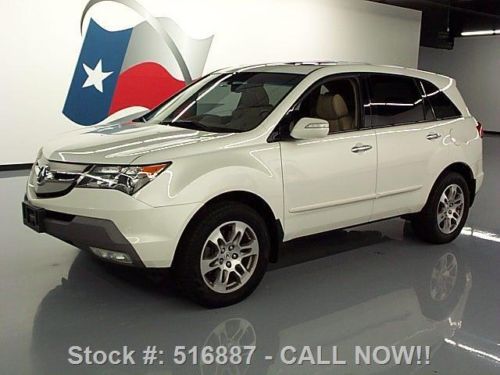 2008 acura mdx tech sh-awd sunroof nav rear cam 88k mi texas direct auto