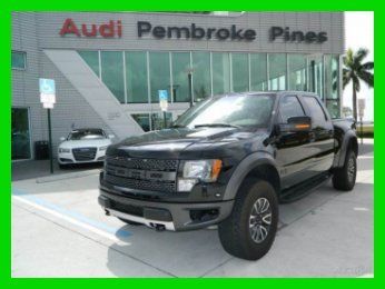 2012 svt raptor used 6.2l v8 16v automatic 4wd nav black leather tow one clean