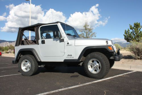 2003 jeep wrangler sport sport utility 2-door 4.0l