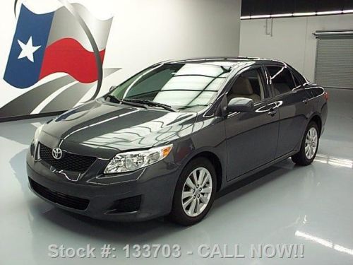 2009 toyota corolla le sedan automatic alloy wheels texas direct auto