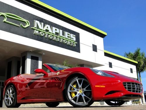 10 ferrari california - rosso mugello/cuoio - daytonas - 20&#034; diamond finish whls