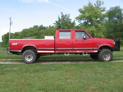 1997 ford f-350 7.3l powerstroke diesel, crew cab, 4wd