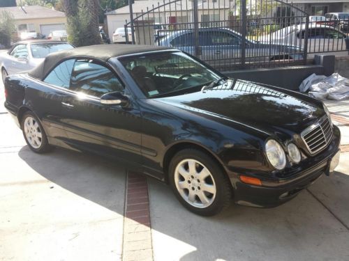 2001 mercedes clk320 convertible a208 chassis cabriolet