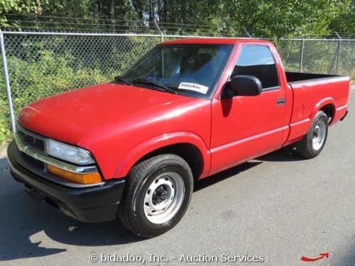 Chevrolet s-10 regular cab pickup truck 4-spd auto 2.2l 4-cyl a/c tinted windows