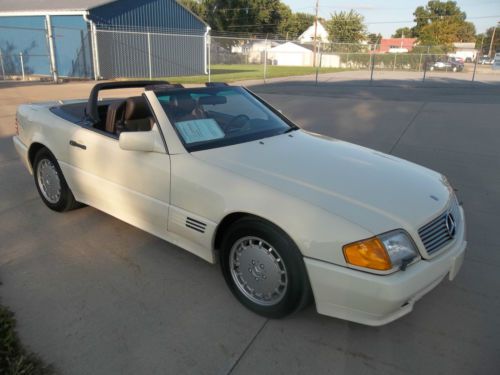 1990 Mercedes-Benz SL500 Hard Top Convertible, Only 35,000 Miles !!! No Reserve!, image 3