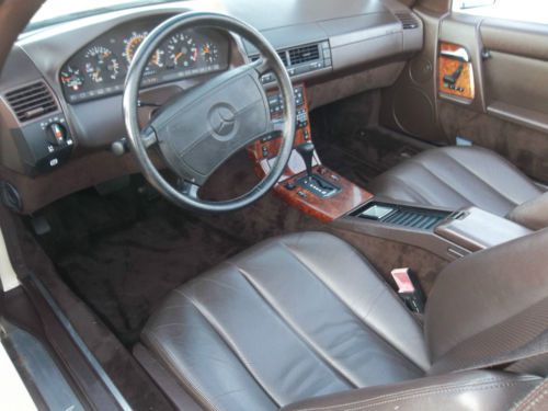 1990 Mercedes-Benz SL500 Hard Top Convertible, Only 35,000 Miles !!! No Reserve!, image 11