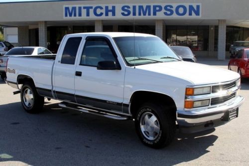 1998 chevrolet silverado 1500 extended cab 4x4 only 88k original miles