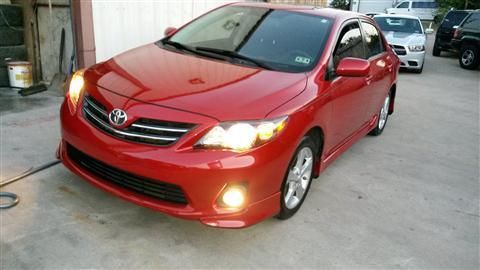 2011 toyota corolla s sedan 4-door 1.8l financing in texas only