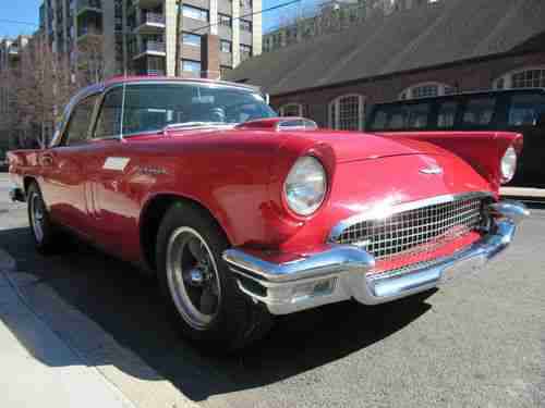 1957 THUNDERBIRD CONVERTIBLE DUAL QUAD V8 SUPER CLEAN T-BIRD 1 OF 1!, image 2