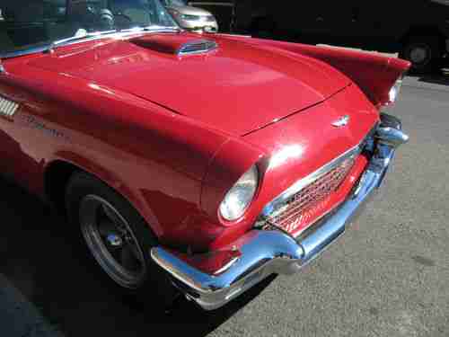 1957 THUNDERBIRD CONVERTIBLE DUAL QUAD V8 SUPER CLEAN T-BIRD 1 OF 1!, image 11