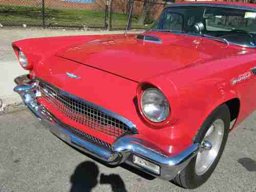 1957 THUNDERBIRD CONVERTIBLE DUAL QUAD V8 SUPER CLEAN T-BIRD 1 OF 1!, image 12