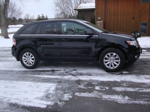 2008 ford edge limited awd black panoramic sunroof 18" wheels