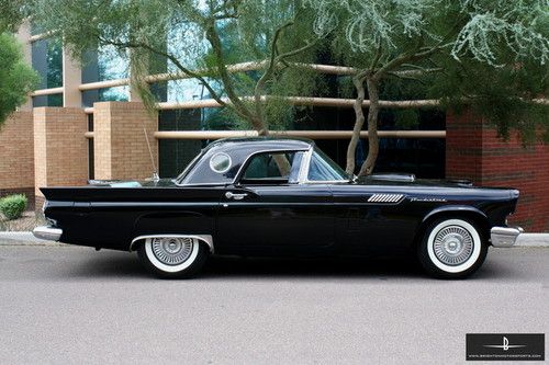 57' ford thunderbird! rare factory "e-bird!" dual quad 312 v8