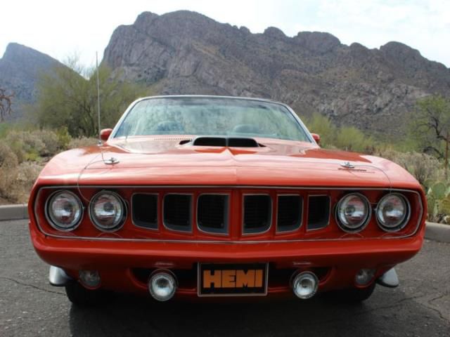 Plymouth: barracuda convertible