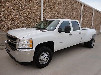 2012 chevrolet silverado 3500 crew cab dually duramax diesel-4x4-warranty