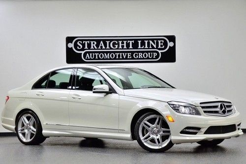 2011 mercedes benz c 300 sport white low miles