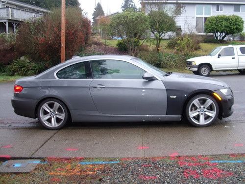 Bmw 335i coupe 2008 gray low miles 2 door