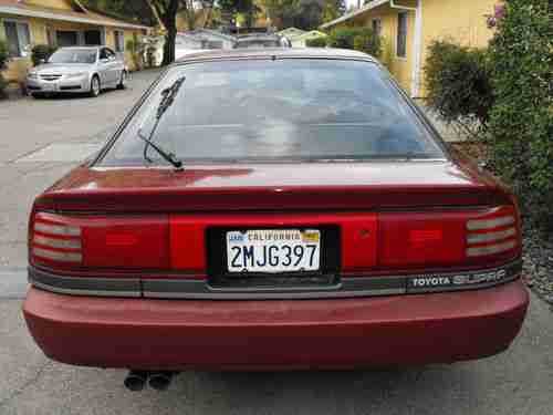 1989 Toyota Supra Targa roof CALIFORNIA RUST FREE VERY CLEAN CAR, image 4