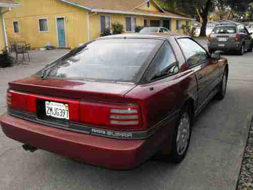 1989 Toyota Supra Targa roof CALIFORNIA RUST FREE VERY CLEAN CAR, image 5