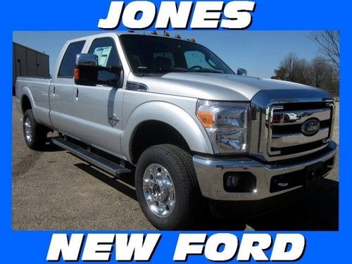 New 2013 ford super duty f-350 4wd crew cab lariat diesel msrp $58900