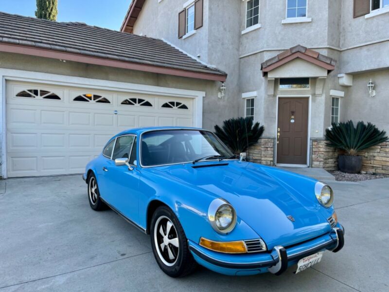 1971 porsche 911 pastel blue super rare