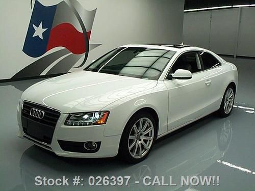 2011 audi a5 2.0t quattro prem plus awd sunroof 34k mi! texas direct auto