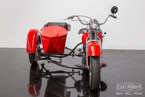 1942 harley davidson wla &amp; sidecar