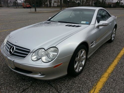 2003 mercedes-benz sl500 convertible 45k miles no reserve lojack xenon navigatio