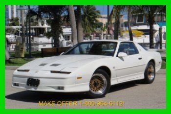 1988 pontiac firebird trans am gta 5.7l 25k original miles collectors mustsee fl