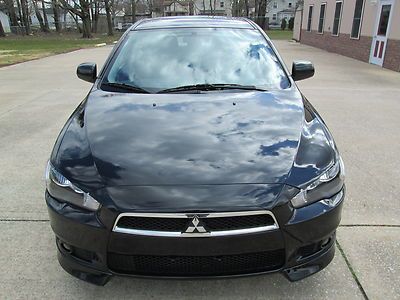 2011 mitsubishi lancer gts 5 speed black 10000 miles 1 owner very clean