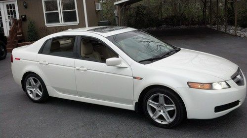 2004 acura honda tl sedan car great mpg sunroof heated leather loaded reserve