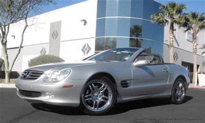 2004 mercedes-benz sl-500 hard-top convertible masterpiece of german ingenuity