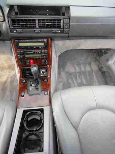 Mercedes benz sl500 (2) owner car very clean silver convertible w hard top ., image 3