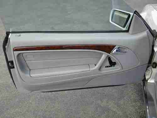 Mercedes benz sl500 (2) owner car very clean silver convertible w hard top ., image 8