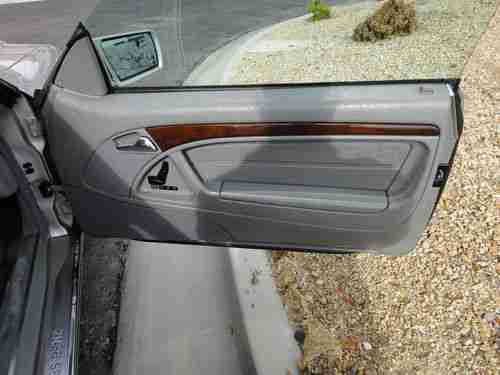 Mercedes benz sl500 (2) owner car very clean silver convertible w hard top ., image 9