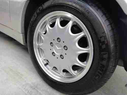 Mercedes benz sl500 (2) owner car very clean silver convertible w hard top ., image 12