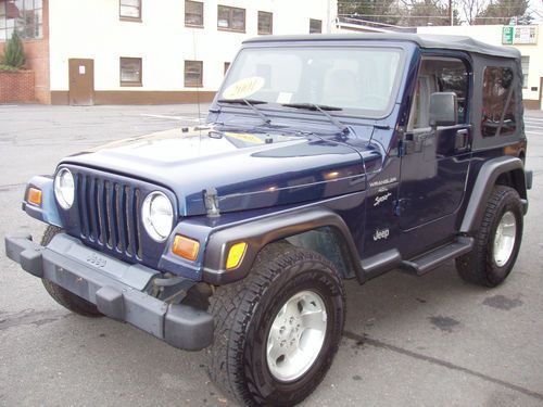 2001 jeep wrangler sport sport utility 2-door 4.0l