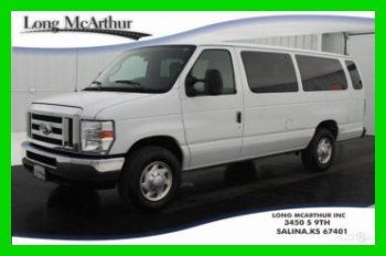 2011 5.4 v8 xlt e250 passenger van rear sensors keyless entry! low miles