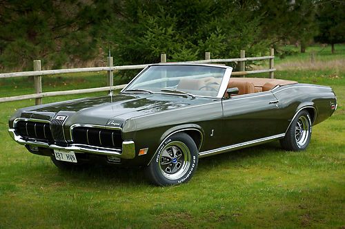 1970 mercury cougar 428cj / cobra jet xr7 convertible / solid california car!